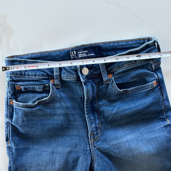 Gap High Rise Universal Legging Jeans 6/28 X-Long Tall - Picture 6 of 8